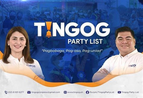 tingog party-list contact number|KNOW THE PARTY.